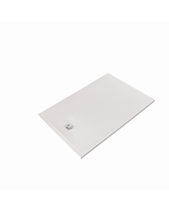 Kludi TERRA Duschwanne 09DW0653 90 x 140 x 3 cm, Abflussabdeckung inkl. Mattweiß