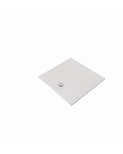 Receveur de douche Kludi TERRA 09DW0953 90 x 90 x 3 cm avec couvercle de bonde. incl. blanc mat