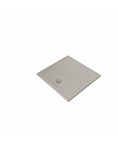 Kludi TERRA shower tray 09DW09O2 90 x 90 x 3 cm, drain cover included, Matt Light Dove