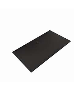 Receveur de douche Kludi TERRA 09DW2239 90 x 170 x 3 cm, bonde incluse, noir mat