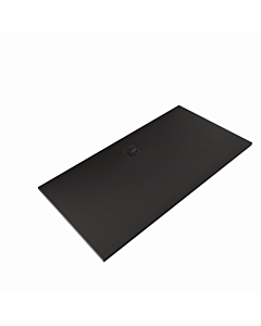 Kludi TERRA Duschwanne 09DW2339 90 x 180 x 3 cm, Abflussabdeckung inkl. Mattschwarz