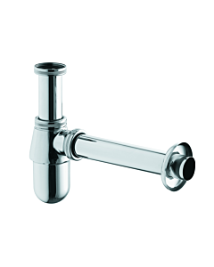 Kludi siphon bouteille 1010505-00 G 2000 2000 /4 x 32 mm, avec tuyau de sortie Ø 32 x 200 mm, chromé