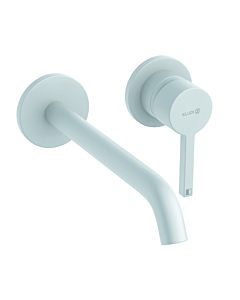 Kludi NOVA FONTE Pura 220 mur mitigeur lavabo 202455315 blanc mat, raccord encastré