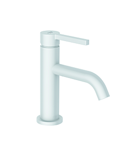 Kludi NOVA FONTE Pura 75 mitigeur lavabo 202665315 blanc mat, Push Open garniture de vidange