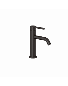 Robinet de lavabo KLUDI NOVA FONTE 20266N215 avec bonde à ouverture par pression, finition canon de fusil brossé