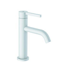 Kludi NOVA FONTE Pura 100 mitigeur lavabo 202885315 blanc mat, Push Open garniture de vidange
