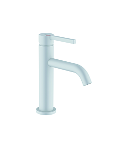 Kludi NOVA FONTE Pura 100 mitigeur lavabo 202895315 EcoPlus, ouverture par pression garniture de vidange , blanc mat