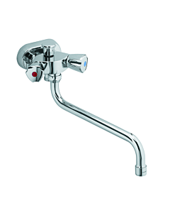 Kludi Spezial Wannenarmatur 254110515 chrom, Kunststoff Terraluxgriff