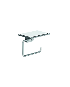 Kludi VELA S Toilettenpapierhalter 2597105 mit Ablage chrom
