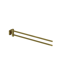 Kludi VELA S Doppel-Handtuchstange 25977N0 Länge 440MM Brushed Gold