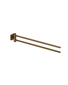Kludi Porte-serviettes double VELA S 25977N1 longueur 440MM Bronze Brossé