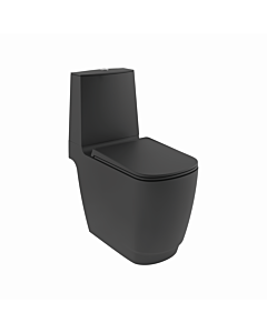 Kludi RESA S Spiralflush-Stand- WC 27WCB0239 68 cm, S-shaped drain, matt black