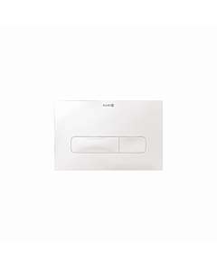 Plaque d&#39;actionnement UNIFIX Kludi 30PP0143 244 x 160 mm blanc brillant