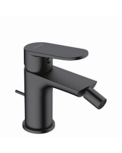 Robinet de bidet Kludi X1 322163975 avec raccord de vidange, noir mat