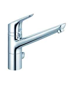 Kludi Objekta Küchenarmatur 325770575 chrom, Niederdruck, mit Absperrung