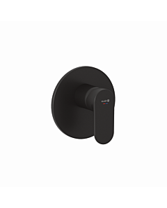 Kludi X1 shower fitting 327553975 concealed, trim set with functional unit, Ø 150 mm, matt black