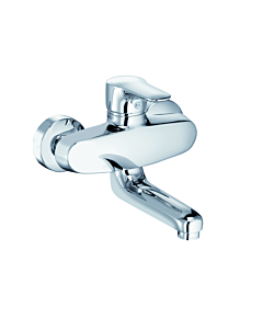 Kludi Objekta Küchenarmatur 328810575 Wandmontage, Ausladung 115 mm, chrom