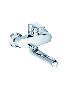 Kludi Objekta Küchenarmatur 328820575 Wandmontage, Ausladung 180 mm, chrom