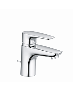 KLUDI PURE&SOLID Waschtischarmatur 343820575WR5 DN 15, mit Metall-Ablaufgarnitur, chrom