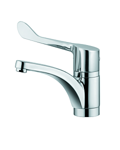 Kludi Medi Care Spültischarmatur 349080524 Klinikhebel, schwenkbarer Auslauf, chrom