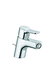 Kludi Pure&easy Bidetarmatur 375330565 chrom, DN 15, mit Metall-Ablaufgarnitur