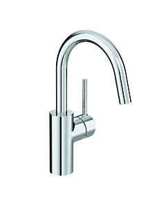 Kludi Bozz mitigeur lavabo 380280576 levier fermé, bec pivotant, chromé