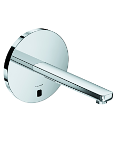 Kludi Zenta elektrische Waschtischarmatur 3840305 chrom, runde Rosette, Ausladung 240mm