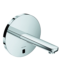 Kludi Zenta elektrische Waschtischarmatur 3850305 chrom, runde Rosette, Ausladung 190 mm