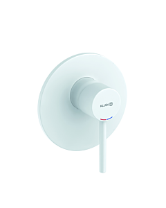 Kludi Bozz Brausearmatur 387555376 Unterputzarmatur, Durchflussmenge 28 l/min, mattweiß