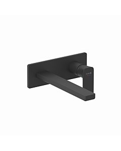 Kludi RENON 2-hole wall-mounted mixer 422453975 240 mm, trim set matt black