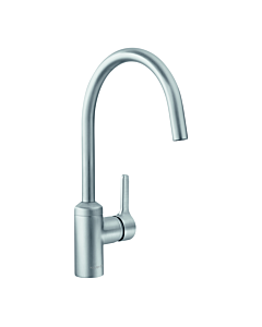 Kludi Bingo Star Spültisch Armatur 428039678 edelstahlfinish, schwenkbarer Auslauf