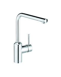 Kludi L-INE Küchenarmatur Bajonett Armatur 428170577 chrom, schwenkbarer Auslauf