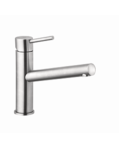 Kludi Steel cuisine match0 44850F860 bec pivotant 360°, inox brossé