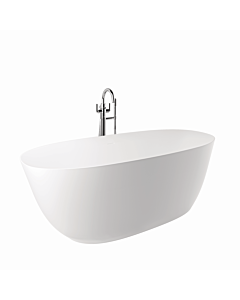 Kludi RESA O match0 51BF0153 Oval , 180 x 80 x 58 cm, bonde incluse, blanc mat