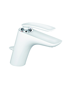 Kludi Balance White Waschtischarmatur 520239175 chrom/weiß, mit Ablaufgarnitur