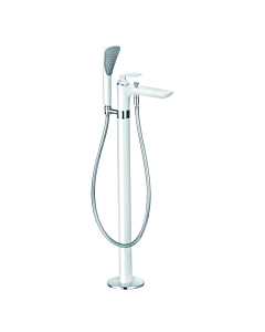 Kludi Balance White Wannenarmatur 525909175 chrom/weiß, Standmontage