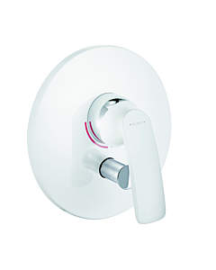 Kludi Balance White Wannenarmatur 526509175 chrom/weiß, Unterputz, Fertigmontageset