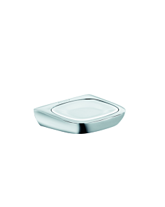Kludi Amba Seifenhalter mit Seifenschale 5398505 chrom, Schale Porzellan