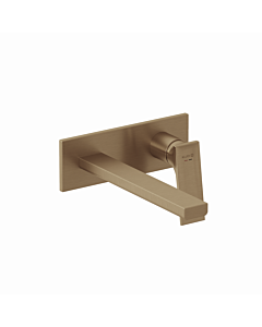 KLUDI-DECUS Fertigmontageset 54245N175 für Unterputz-Waschtisch-2-Loch-Wand-Einhebelmischer, brushed bronze