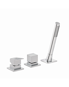 Mitigeur bain-douche DECUS Kludi 544470575 3 trous remplissage à distance chromé