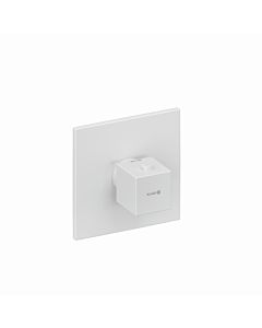 Thermostat DECUS Kludi , kit de finition 547395375 encastré, avec unité fonctionnelle blanc mat