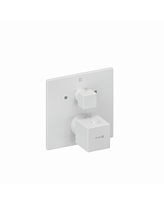Kludi DECUS Wannenfüll- und Brause- Thermostatarmatur 548105375 Unterputz, eigensicher, Feinbau-Set, mattweiß