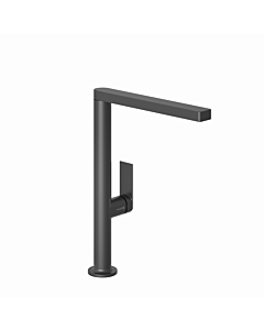 Kludi QORD kitchen faucet 568036675 side operation, deep matt black