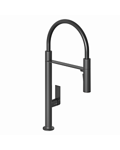 Kludi QORD kitchen faucet 568596675 flexible removable spout, deep matt black