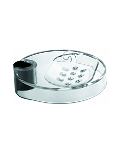 Kludi Logo Seifenschale 6110121-00 transparent, für Wandstange