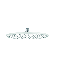 Kludi A overhead shower 6433091-00 white / chrome, 300 mm, flat, round, without shower arm