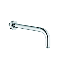 Kludi A shower arm 6651305-00 projection 250 mm, chrome, DN 15, with push rosette 55mm