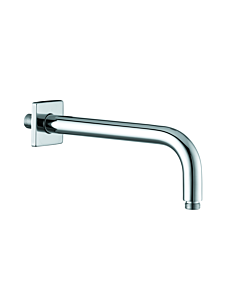 Kludi A bras de douche 6653305-00 saillie 250mm, chromé , DN 15, avec rosace de poussée 61x61mm