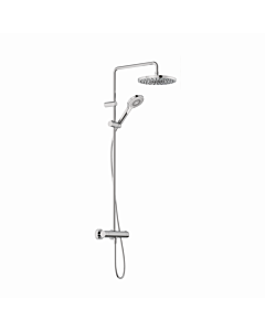 Système de douche double thermostatique Kludi DIVE Dive X 3S 6906705-00 avec douchette, chromé