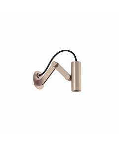 Kludi ASANA Tubeflex Mini-Kopfbrause 69210N1-00 Verstellbar Wandmontage Brushed Bronze PVD